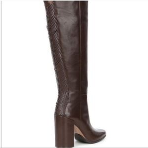 AD and Daughters Elleanora Leather boots Tall Woodchip Brown $350 size 6.5